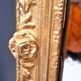 Gilded carved wooden mirror