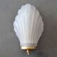Applique vintage coquillage en verre