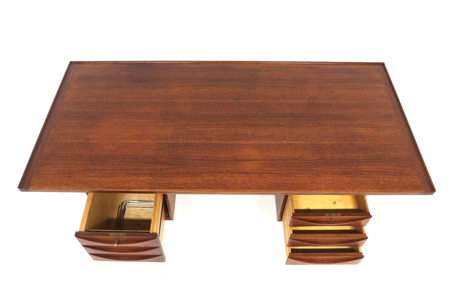 Scandinavian desk in teak, "Model 75", Niels Clausen, Denmark, 1960