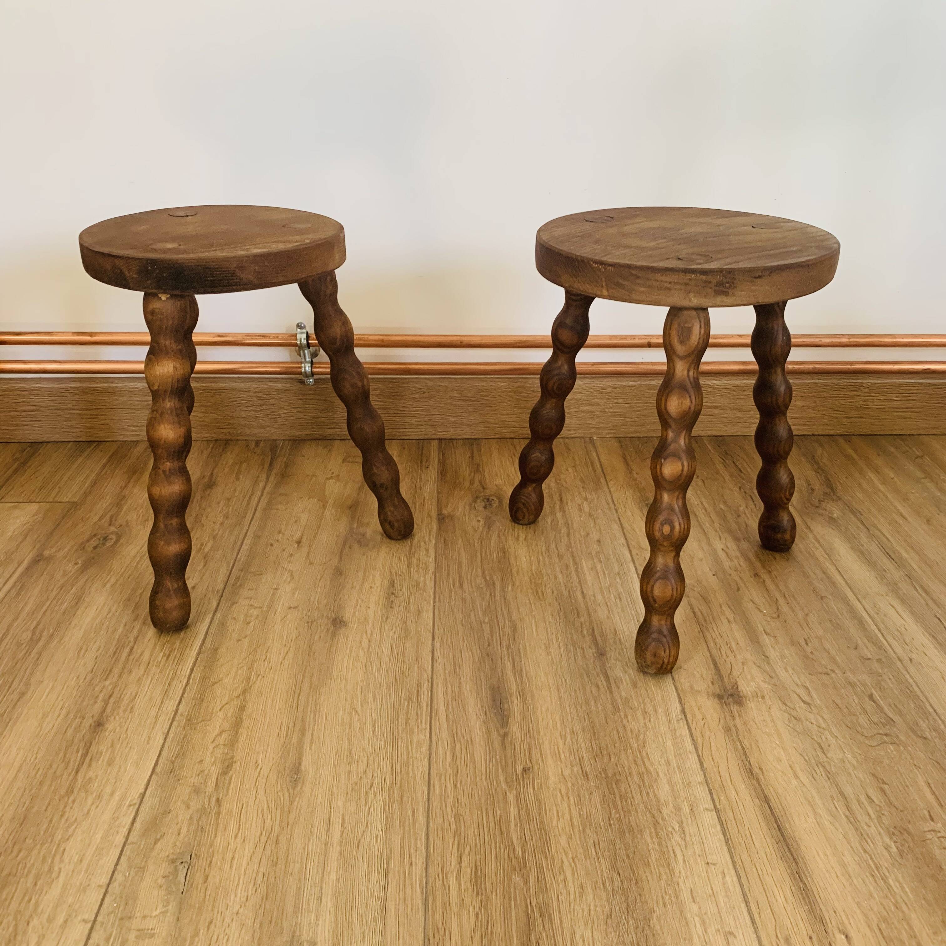 Paire de tabourets