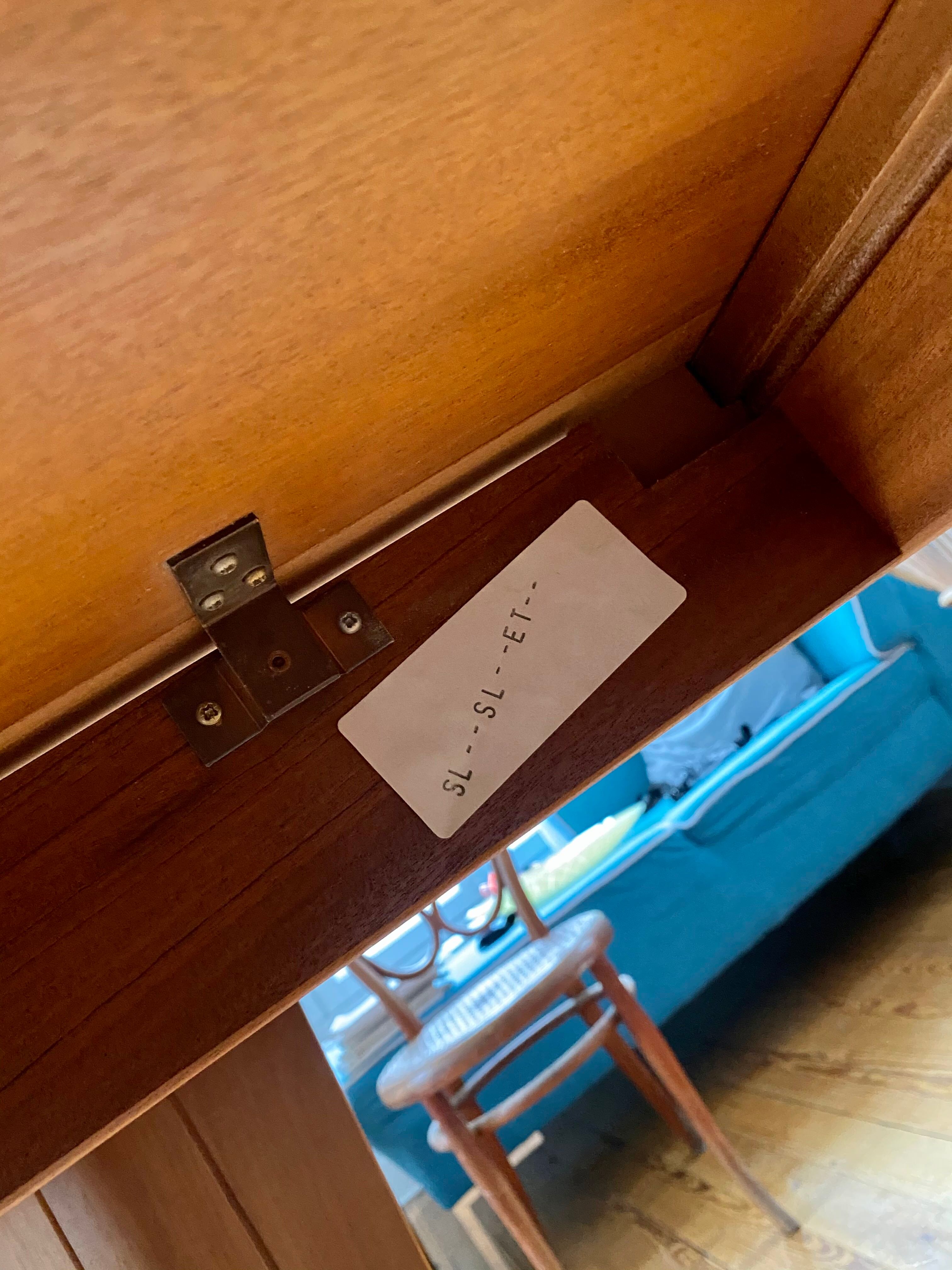 Mid-century teak dining table William Laurence