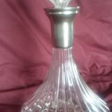 Decanter decanter with silver neck