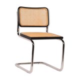 Cesca B32 black chair in the style of Marcel Breuer