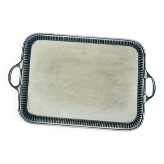 Plateau Sheffield plaqué argent antique