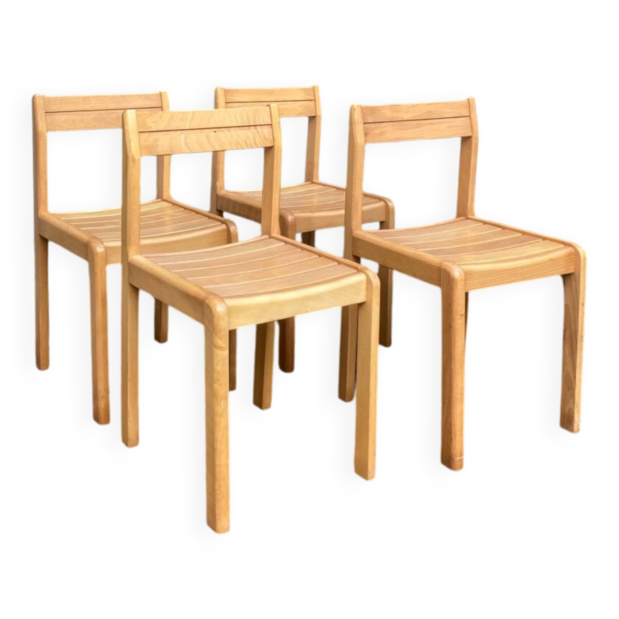 Set of 4 Scandinavian style chairs