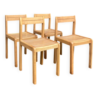 Set of 4 Scandinavian style chairs