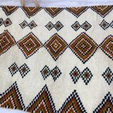 Handmade wool berber rug 275 x 165 cm