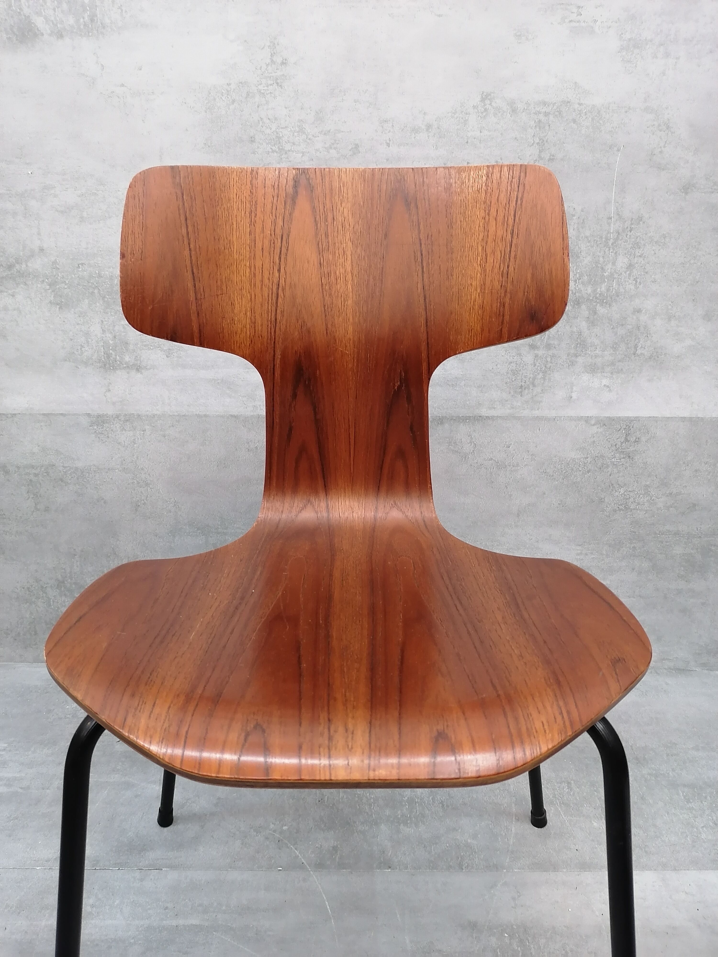 Set of 2 model 3103 Hammer chairs by Arne Jacobsen for Fritz Hansen, Denmark , 1969