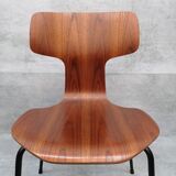 Set of 2 model 3103 Hammer chairs by Arne Jacobsen for Fritz Hansen, Denmark , 1969
