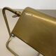Cubic Modernist Brass Metal Table Light by Florian Schulz, Germany, 1970s