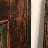 Ancienne double porte bois peint