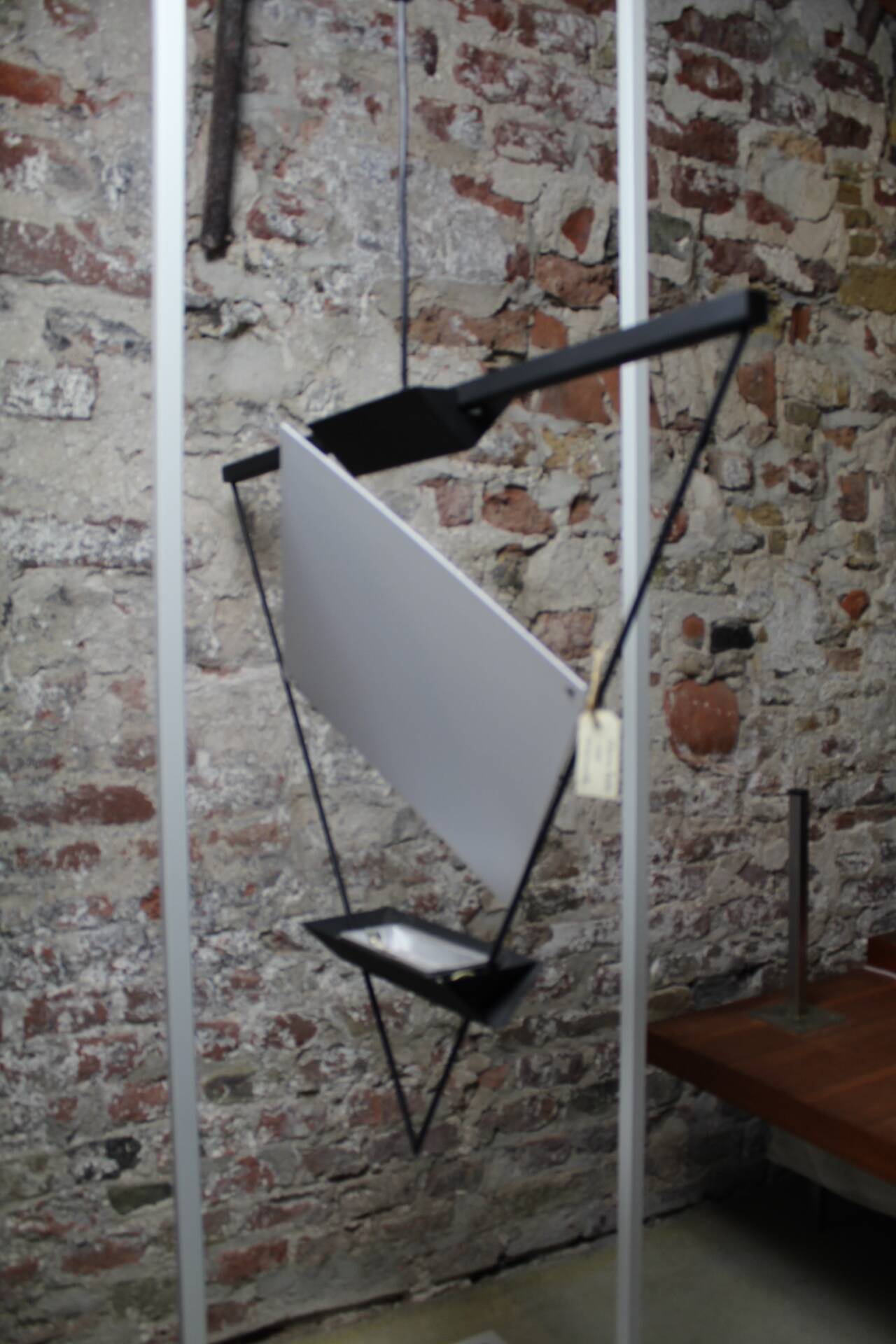 Geometric suspension pendant by Mario Botta for Artemide