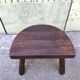 Vintage solid wood tripod stool