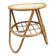 Vintage round rattan side table in very good condition.