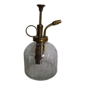 Glass and brass plant spray