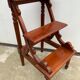 Escabeau anglais en bois XXème siècle