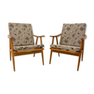 Paire de fauteuils par