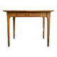 Vintage drawer table or desk in light wood 1950