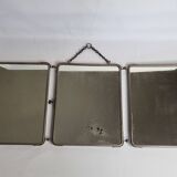 Triptych barber mirror to pose or hang 1900