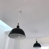 Duo of workshop lamps