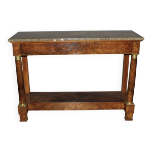 Console empire en noyer