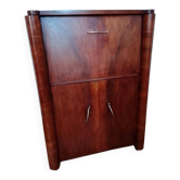 Antique bar cabinet on wheels