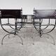 Chaises et table, années 1960