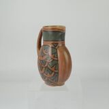 Stoneware cider pitcher from the HB Quimper Odetta manufacture