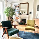 Kompas sky blue tulle armchair