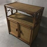 60s rattan buffet