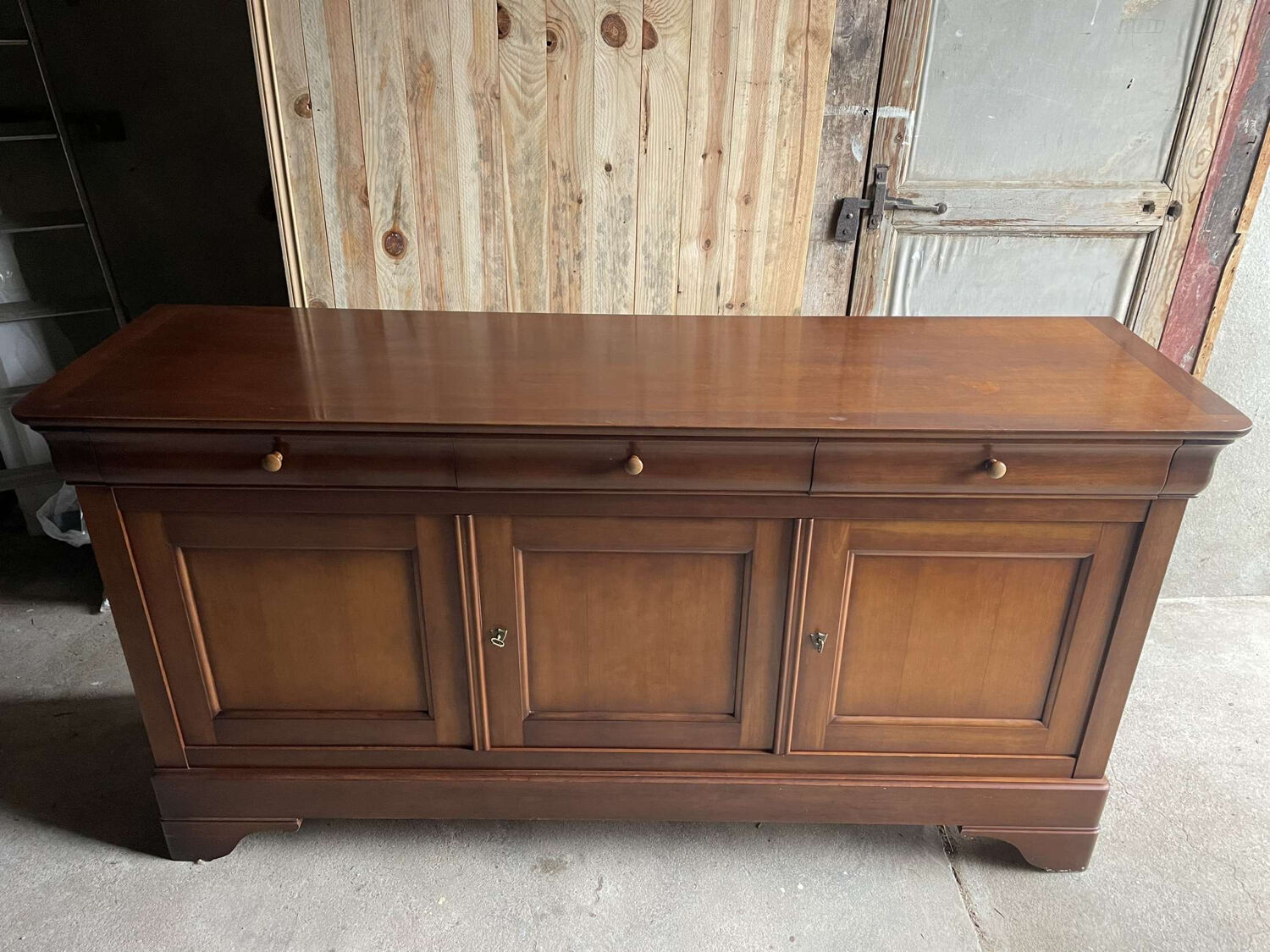 Cherry wood sideboard