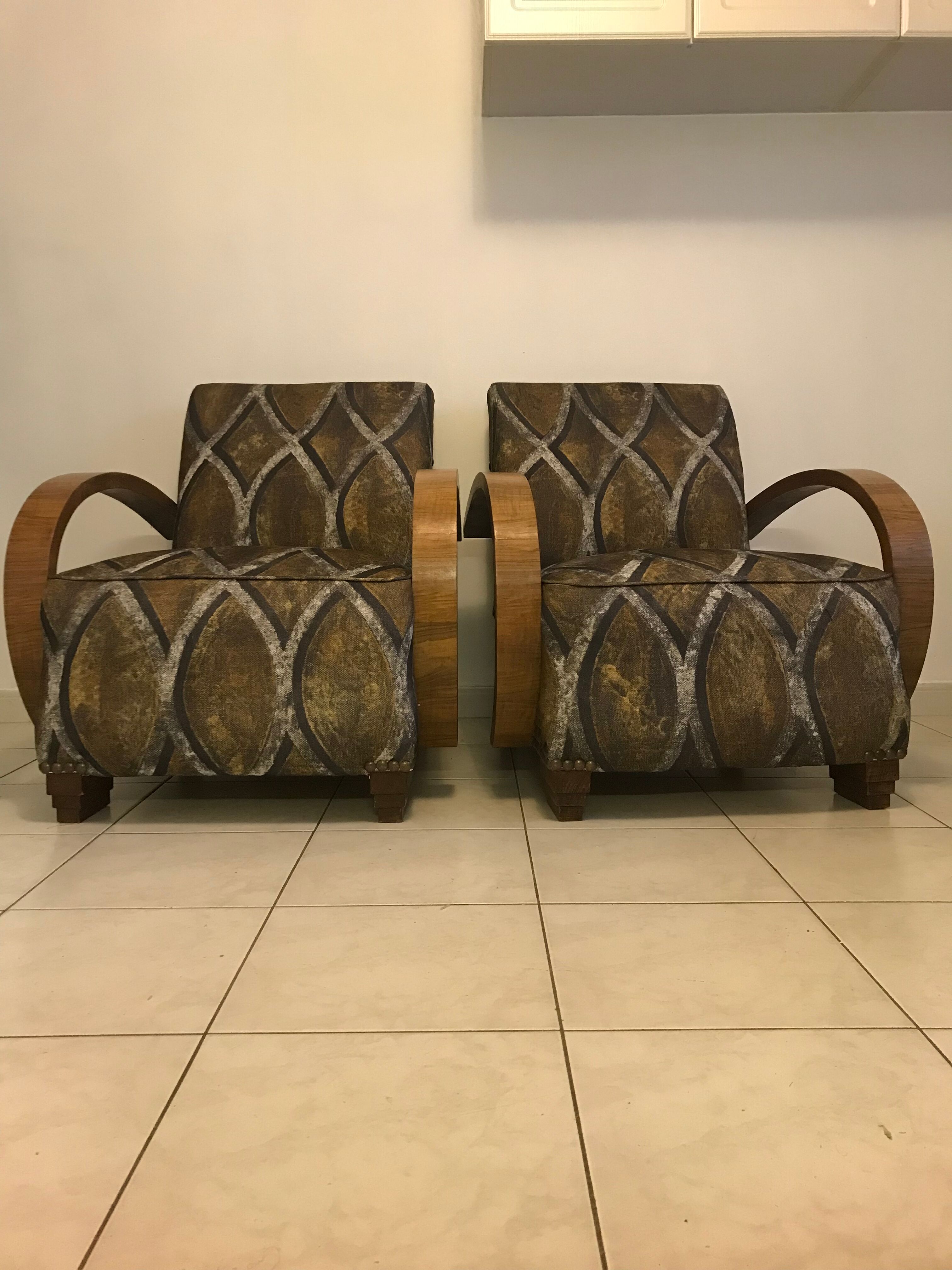 Antique armchairs