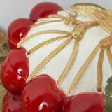 Cherry soup tureen barbotine