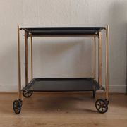 Vintage folding dessert table made in France.