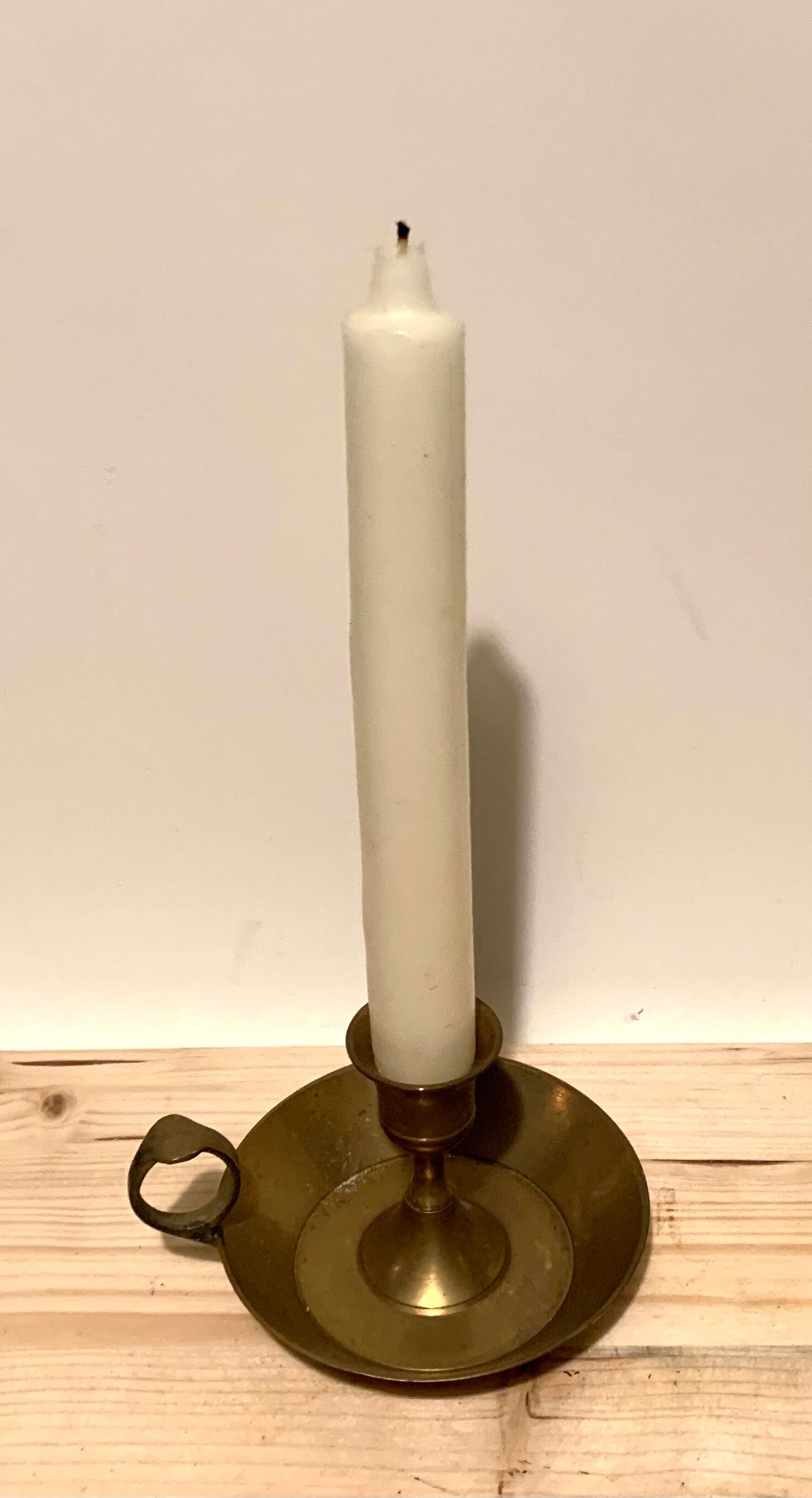 Brass candle holder