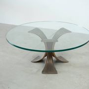 Table basse en bronze de Luciano Frigerio