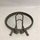 Ancient barber mirror diameter 15cm