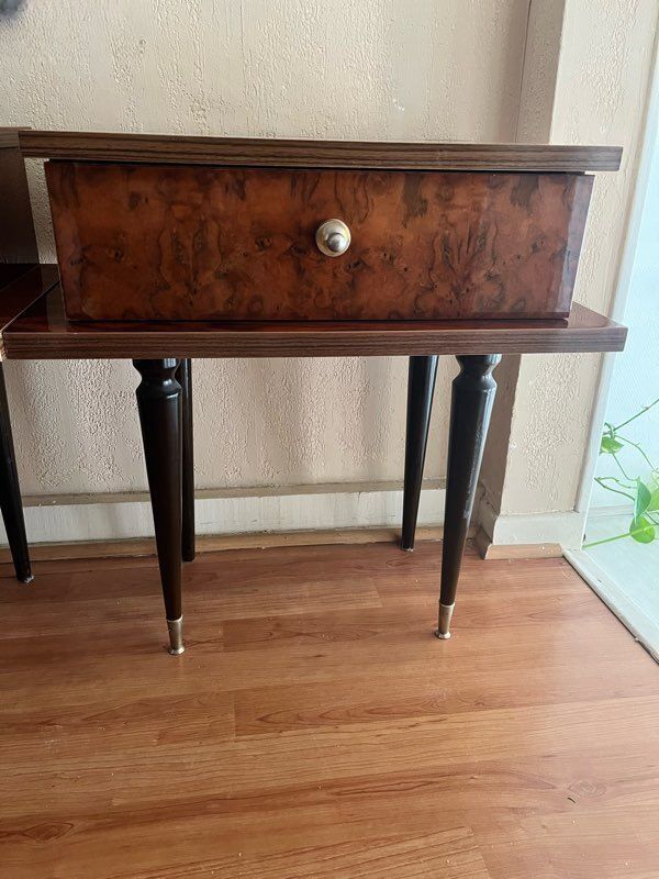 Paire table de chevet vintage