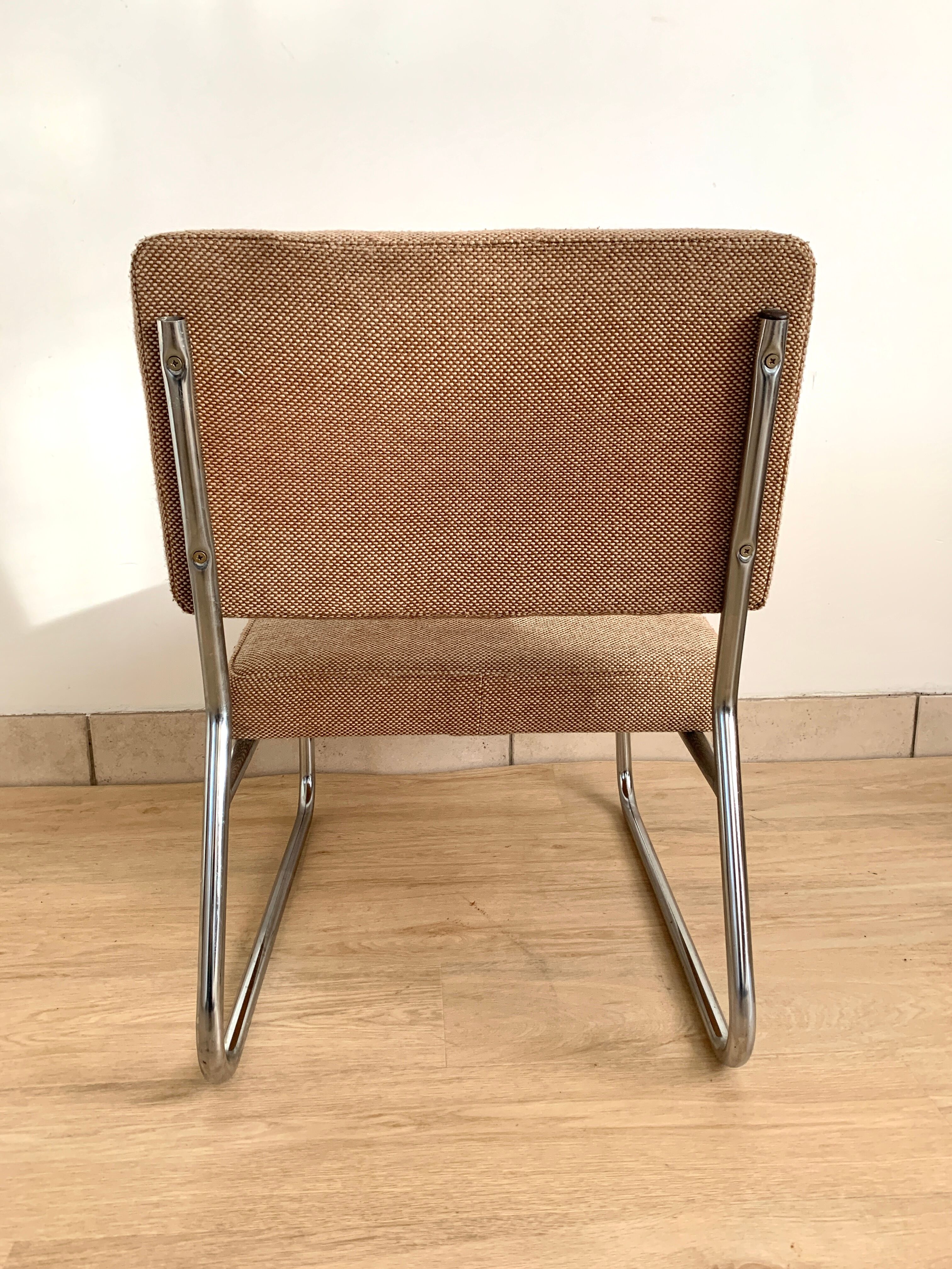 70s chrome and wool heater