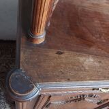Louis XVI two-body sideboard stamped in walnut
