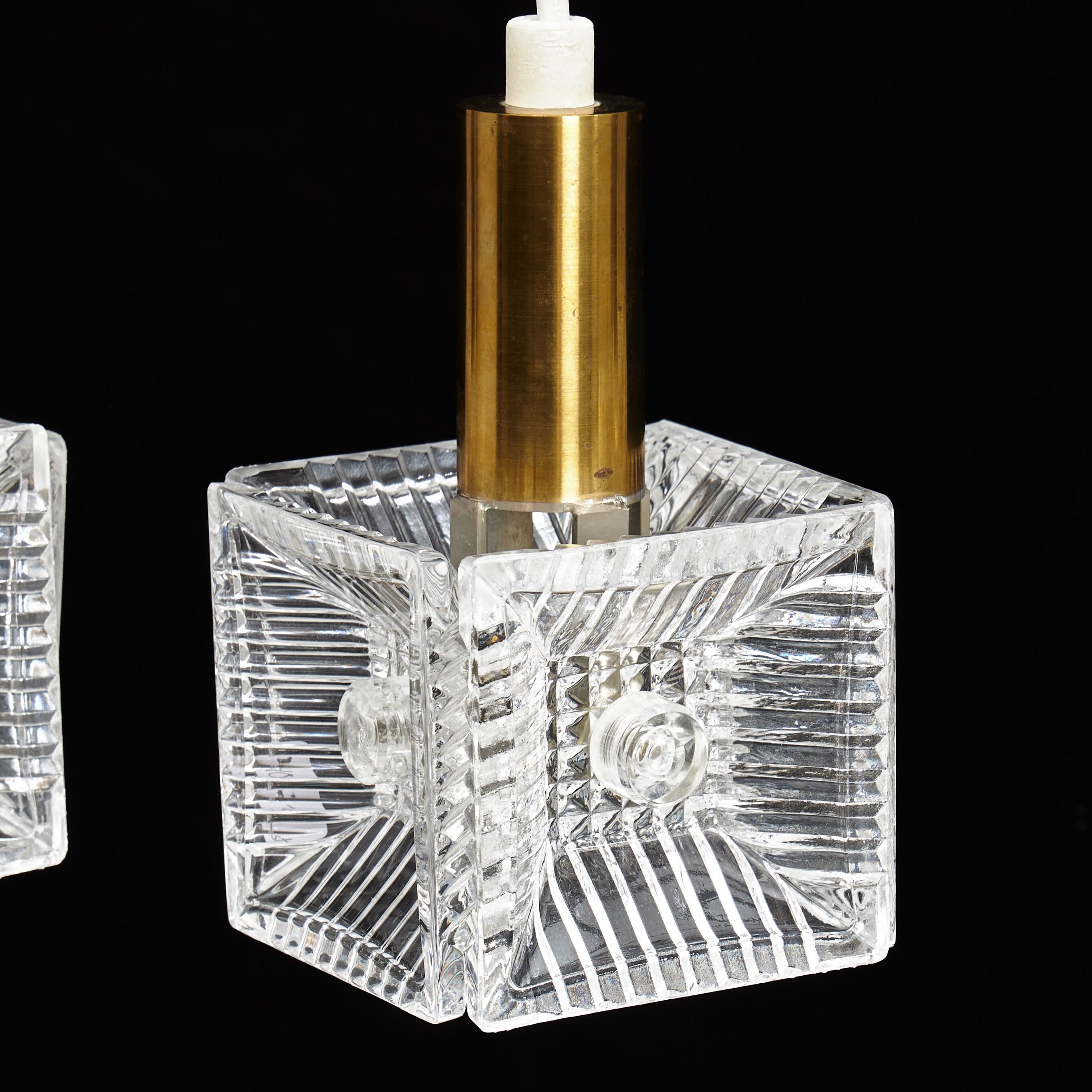 Lampe Carl Fagerlund pour Orrefors, Suède, 1960
