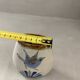 Mexican handcrafted ceramic vase signed bird flower