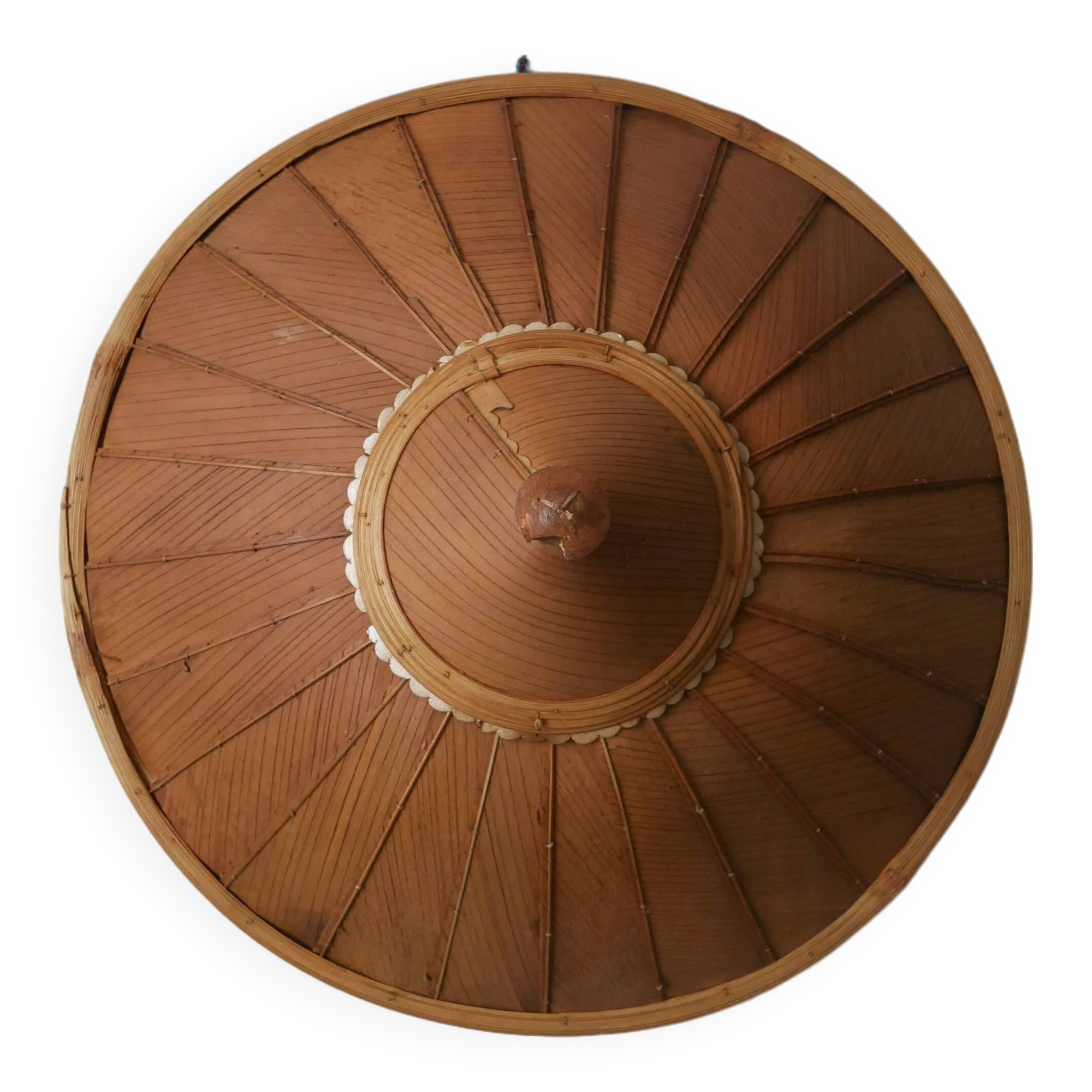 Traditional Asian ethnic handmade hat, old Asian craftsmanship