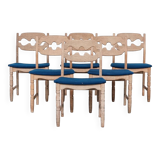 Henning Kjaernulf Oak Danish Mid-Century Dining Chairs