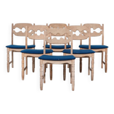 Henning Kjaernulf Oak Danish Mid-Century Dining Chairs