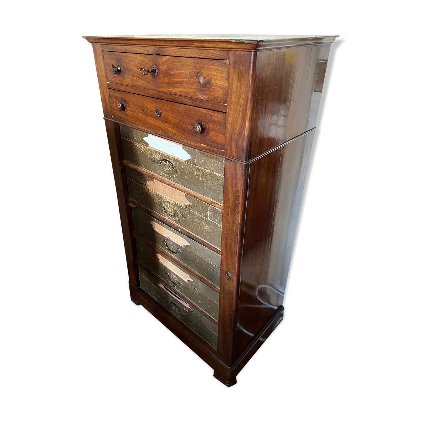 Cardboard restaurant or furniture by profession notary