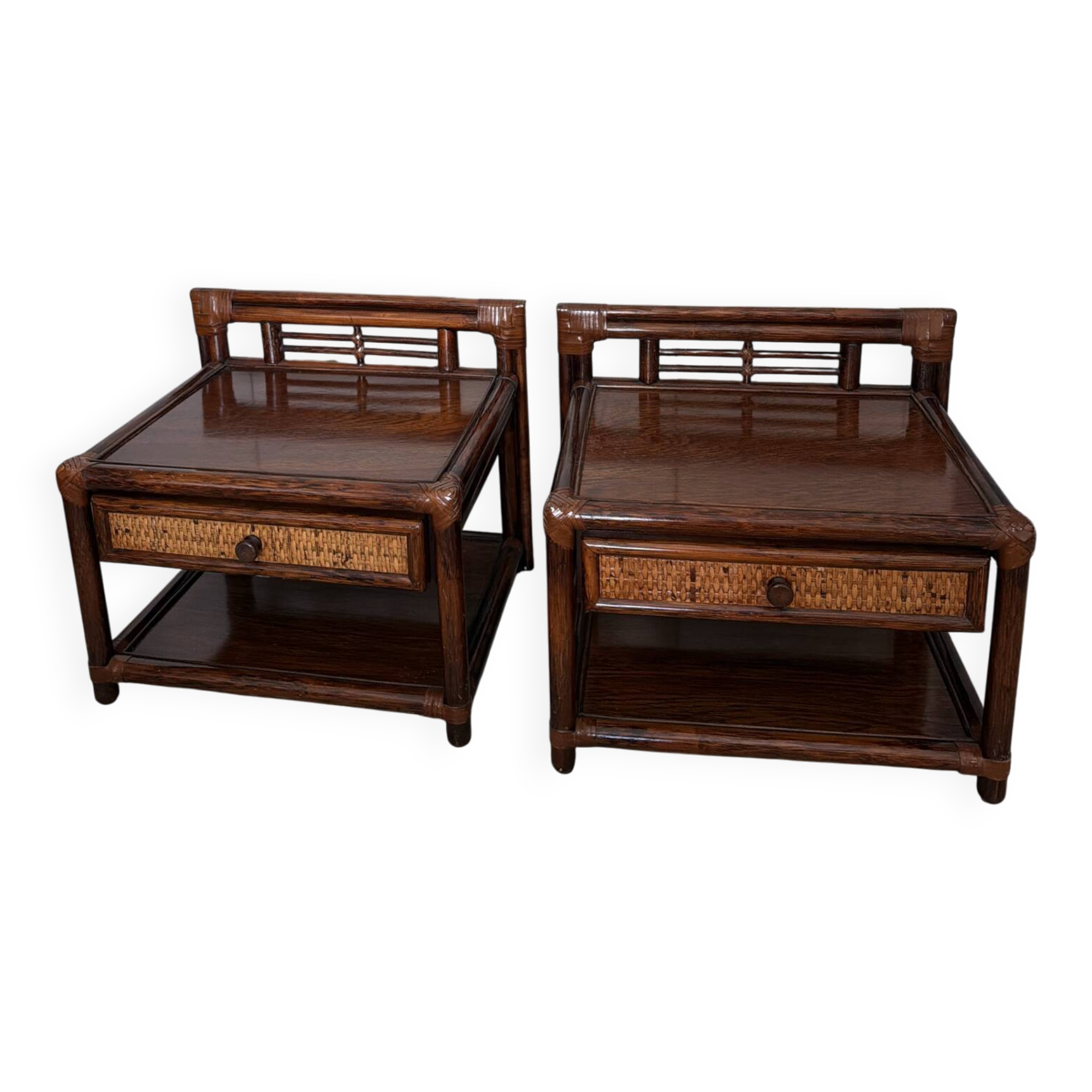 Lot de 2 tables de chevet Roche Bobois