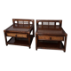 Lot de 2 tables de chevet Roche Bobois