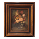 Oil on canvas by henri bonhotal - floral still life
