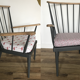 Lot de 2 fauteuils éventails Baumann